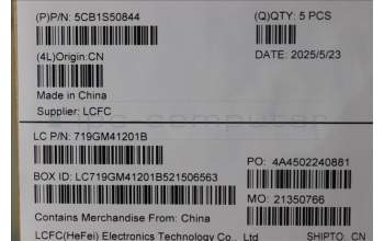 Lenovo 5CB1S50844 C-Cover with keyboard, Greek, Luna Grey, US