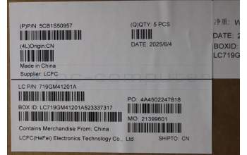 Lenovo 5CB1S50957 C-Cover with keyboard, Russian, Luna Grey, US