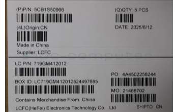 Lenovo 5CB1S50966 C-Cover with keyboard, Arabic, Tidal Teal, US