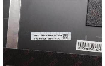 Lenovo 5CB1S55407 A-Cover, Black, MTS42_CFRP_FHD_ASSY