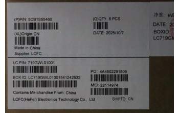 Lenovo 5CB1S55460 D-Cover, MP6C0_WWAN_SUB_ASSY