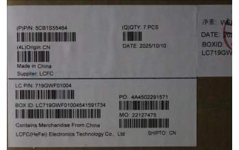 Lenovo 5CB1S55464 MP6C0_C_COVER_WLAN_SUB_ASSY