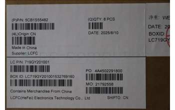 Lenovo 5CB1S55482 D-Cover, MPV60, WWAN_ASSY