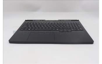 Lenovo 5CB1S57440 C-Cover with keyboard, Bulgarian, Eclipse Black, White Backlight, UK