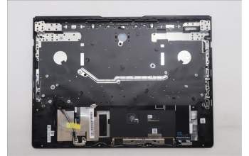 Lenovo 5CB1S57445 C-Cover with keyboard, UK English, Eclipse Black, White Backlight, UK