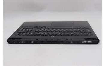Lenovo 5CB1S57446 C-Cover with keyboard, French, Eclipse Black, White Backlight, US