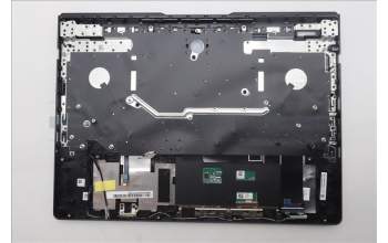 Lenovo 5CB1S57453 C-Cover with keyboard, Italian, Eclipse Black, White Backlight, UK