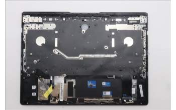 Lenovo 5CB1S57462 C-Cover with keyboard, Switzerland, Eclipse Black, White Backlight, UK