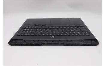 Lenovo 5CB1S57462 C-Cover with keyboard, Switzerland, Eclipse Black, White Backlight, UK