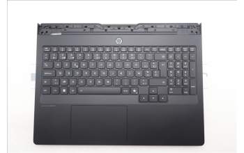Lenovo 5CB1S57468 C-Cover with keyboard, Belgian, Eclipse Black, RGB Backlight, UK