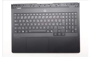 Lenovo 5CB1S57471 C-Cover with keyboard, Czech Slovakian, Eclipse Black, RGB Backlight, UK
