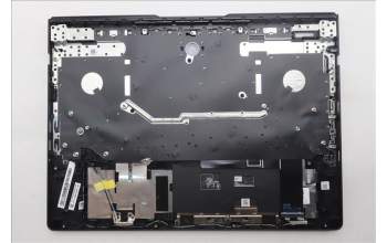 Lenovo 5CB1S57478 C-Cover with keyboard, German, Eclipse Black, RGB Backlight, UK