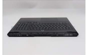 Lenovo 5CB1S57480 C-Cover with keyboard, Hebrew, Eclipse Black, RGB Backlight, US