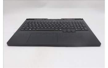 Lenovo 5CB1S57492 C-Cover with keyboard, Switzerland, Eclipse Black, RGB Backlight, UK