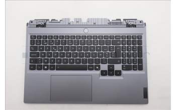 Lenovo 5CB1S57523 C-Cover with keyboard, Belgian, White Backlight, UK