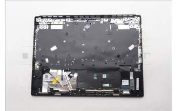 Lenovo 5CB1S75705 C-Cover with keyboard, Belgian, Eclipse Black, RGB Backlight, Anodizing Sandblasting, UK