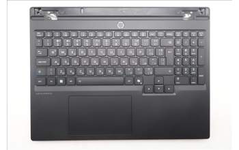 Lenovo 5CB1S75707 C-Cover with keyboard, Bulgarian, Eclipse Black, RGB Backlight, Anodizing Sandblasting, UK