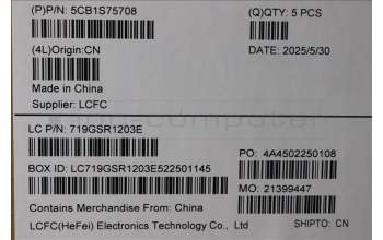 Lenovo 5CB1S75708 C-Cover with keyboard, Czech Slovakian, Eclipse Black, RGB Backlight, Anodizing Sandblasting, UK