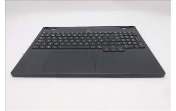 Lenovo 5CB1S75727 C-Cover with keyboard, Spanish, Eclipse Black, RGB Backlight, Anodizing Sandblasting, UK