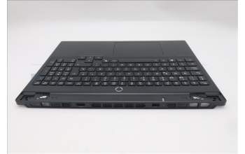 Lenovo 5CB1S75727 C-Cover with keyboard, Spanish, Eclipse Black, RGB Backlight, Anodizing Sandblasting, UK