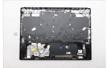 Lenovo 5CB1S76594 C-Cover with keyboard, US English Euro, Eclipse Black, White Backlight, Anodizing Sandblasting, US