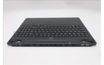 Lenovo 5CB1S76603 C-Cover with keyboard, Italian, Eclipse Black, White Backlight, Anodizing Sandblasting, UK