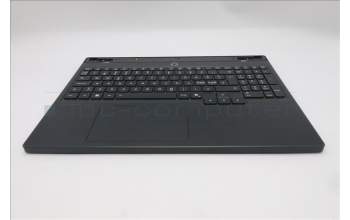 Lenovo 5CB1S76607 C-Cover with keyboard, Nordic, Eclipse Black, White Backlight, Anodizing Sandblasting, UK
