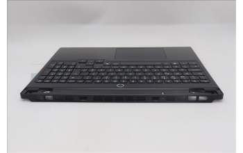 Lenovo 5CB1S76608 C-Cover with keyboard, Portuguese, Eclipse Black, White Backlight, Anodizing Sandblasting, UK