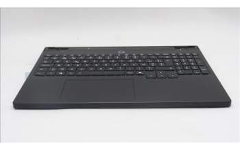 Lenovo 5CB1S76649 C-Cover with keyboard, Belgian, Eclipse Black, White Backlight, Painting, UK
