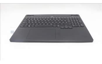Lenovo 5CB1S76658 C-Cover with keyboard, German, Eclipse Black, White Backlight, Painting, UK