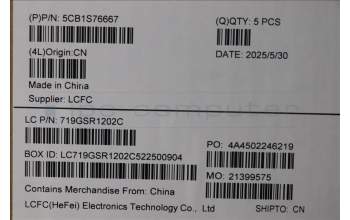 Lenovo 5CB1S76667 C-Cover with keyboard, Nordic, Eclipse Black, White Backlight, Painting, UK