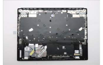 Lenovo 5CB1S76671 C-Cover with keyboard, Spanish, Eclipse Black, White Backlight, Painting, UK