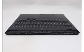 Lenovo 5CB1S76678 C-Cover with keyboard, Arabic, Eclipse Black, White Backlight, US