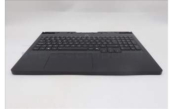 Lenovo 5CB1S76679 C-Cover with keyboard, Belgian, Eclipse Black, White Backlight, UK
