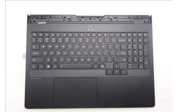Lenovo 5CB1S76713 C-Cover with keyboard, English, Eclipse Black, RGB Backlight, US