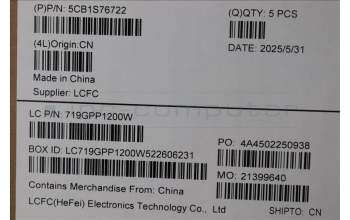 Lenovo 5CB1S76722 C-Cover with keyboard, Hungarian, Eclipse Black, RGB Backlight, UK