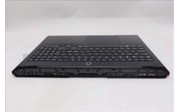 Lenovo 5CB1S80248 C-Cover with keyboard, Nordic, Eclipse Black, RGB Backlight, UK