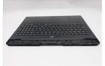 Lenovo 5CB1S80249 C-Cover with keyboard, Portuguese, Eclipse Black, RGB Backlight, UK