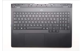 Lenovo 5CB1S80251 C-Cover with keyboard, Slovenian, Eclipse Black, RGB Backlight, UK
