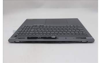 Lenovo 5CB1S82741 C-Cover with keyboard, Nordic, Luna Grey, Non-FingerPrint, UK