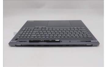 Lenovo 5CB1S82744 C-Cover with keyboard, Russian, Luna Grey, Non-FingerPrint, US