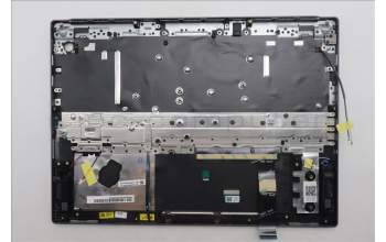 Lenovo 5CB1S82745 C-Cover with keyboard, UK English, Luna Grey, Non-FingerPrint, UK