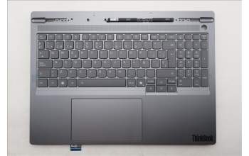 Lenovo 5CB1S82746 C-Cover with keyboard, Spanish, Luna Grey, Non-FingerPrint, UK