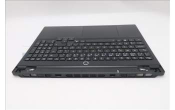 Lenovo 5CB1S82773 C-Cover with keyboard, Czech Slovakian, Eclipse Black, RGB Backlight, Anodizing Sandblasting, UK