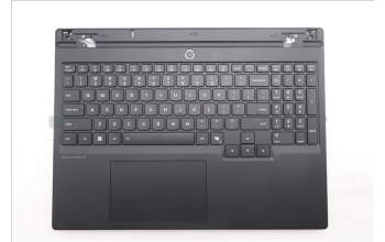 Lenovo 5CB1S82774 C-Cover with keyboard, English, Eclipse Black, RGB Backlight, Anodizing Sandblasting, US