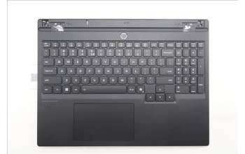 Lenovo 5CB1S82775 C-Cover with keyboard, US English Euro, Eclipse Black, RGB Backlight, Anodizing Sandblasting