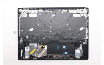 Lenovo 5CB1S82776 C-Cover with keyboard, French, Eclipse Black, RGB Backlight, Anodizing Sandblasting, US