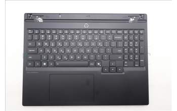 Lenovo 5CB1S82780 C-Cover with keyboard, Greek, Eclipse Black, RGB Backlight, Anodizing Sandblasting, US