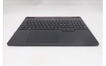 Lenovo 5CB1S82788 C-Cover with keyboard, Nordic, Eclipse Black, RGB Backlight, Anodizing Sandblasting