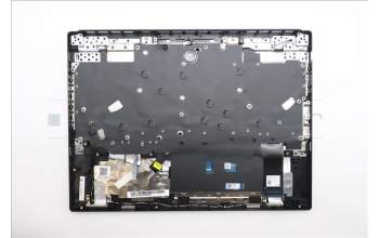 Lenovo 5CB1S82792 C-Cover with keyboard, Spanish, Eclipse Black, RGB Backlight, Anodizing Sandblasting, UK